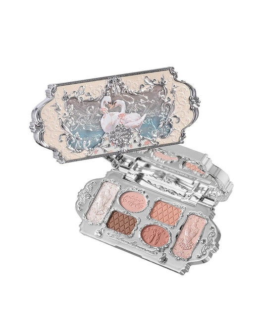 Palette de maquillage six couleurs Swan Ballet - Asterza