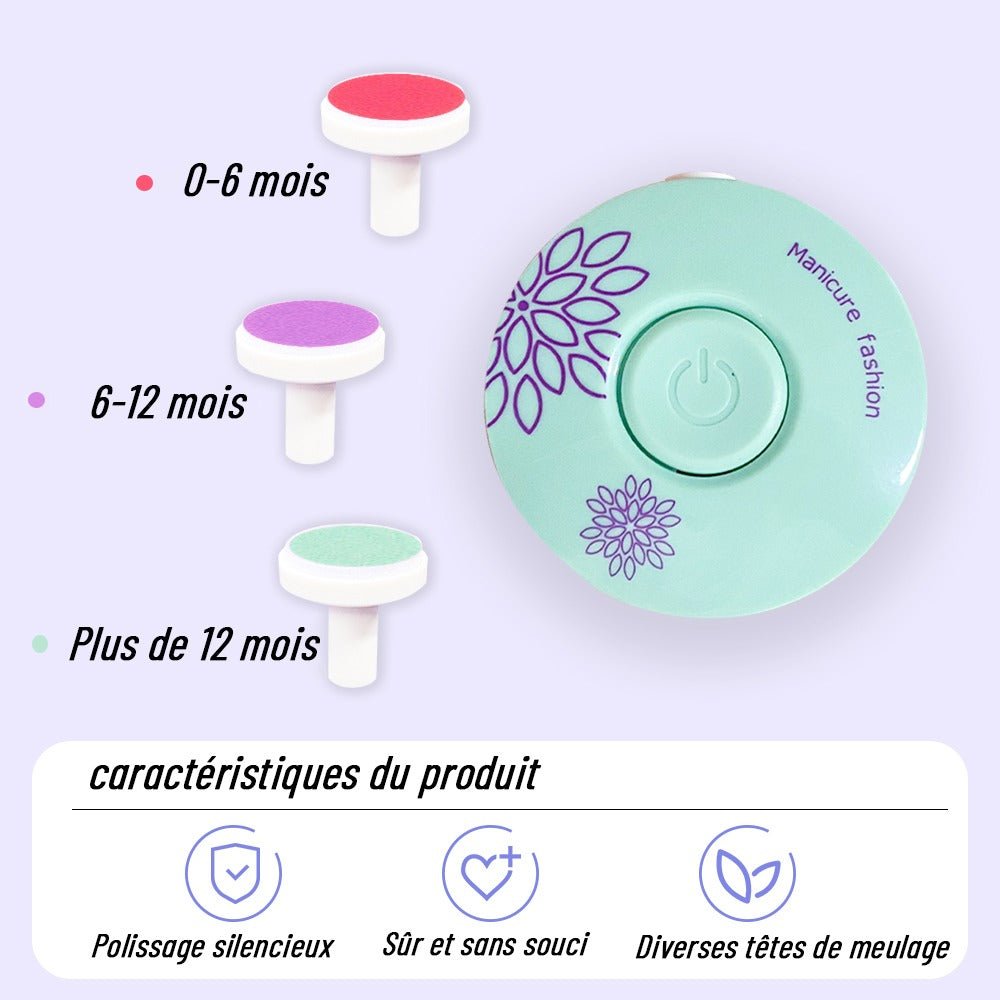 Coupe-ongles électrique pour bébé - Asterza