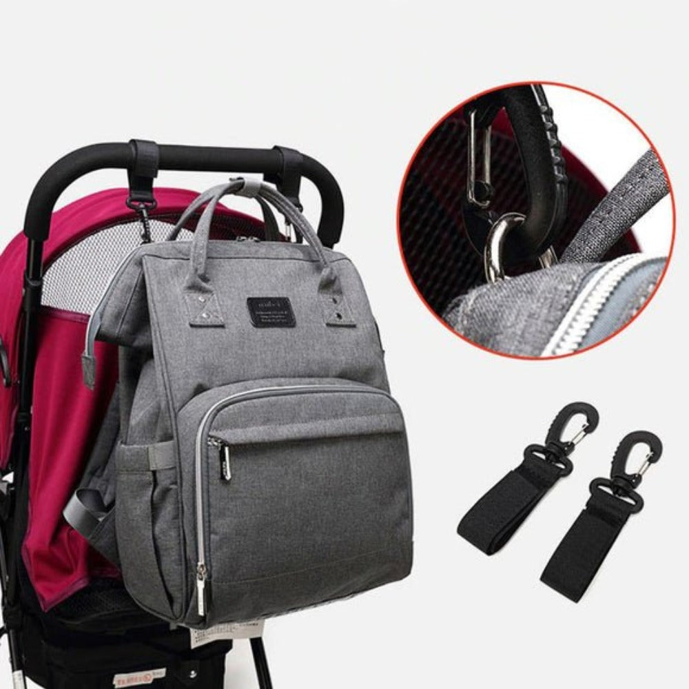 Sac à langer pliable multifonctionnel pour maman et bébé - Asterza